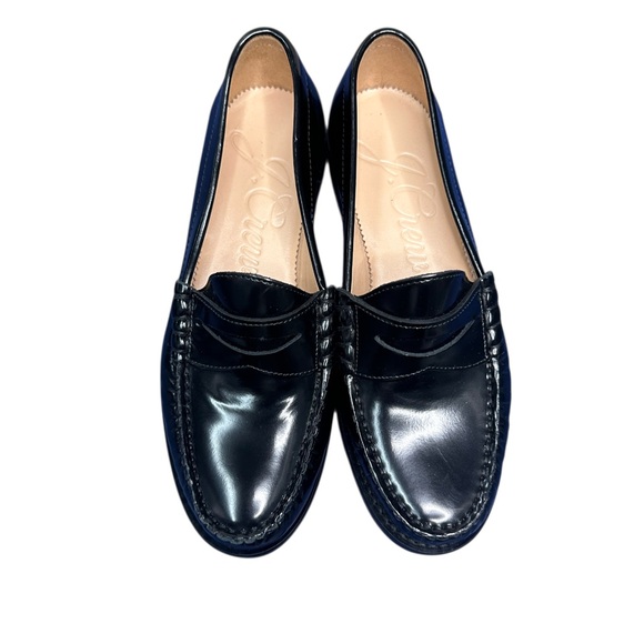 J. Crew Black Leather Loafers size 6 new - Picture 2 of 9